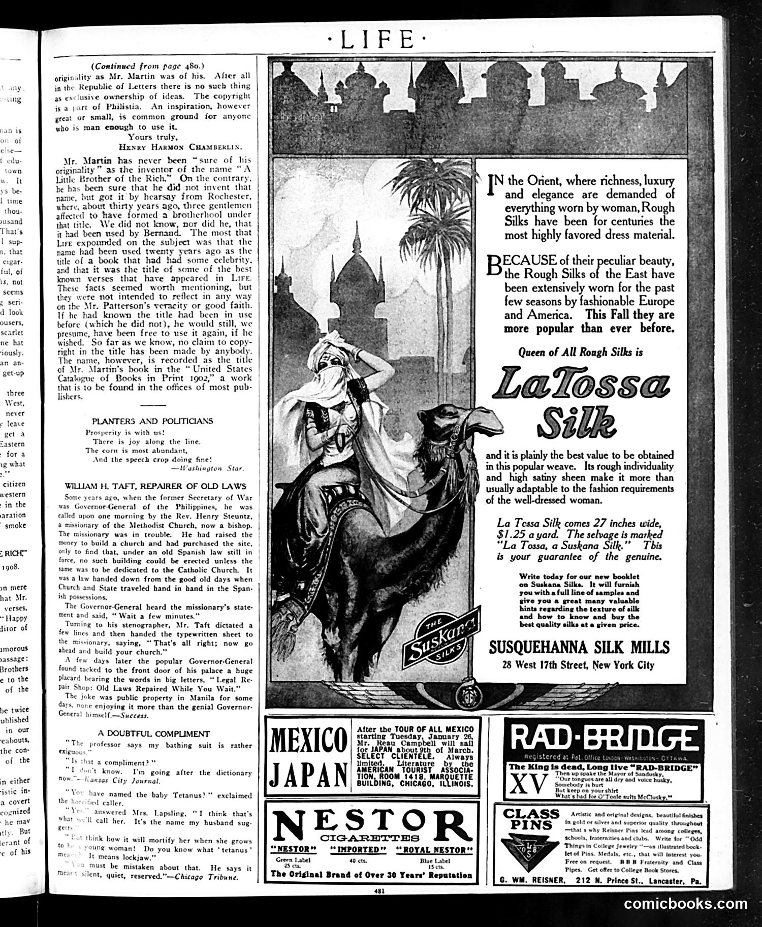 Life — November 5, 1908 — page 11: Life, 1908-11-05