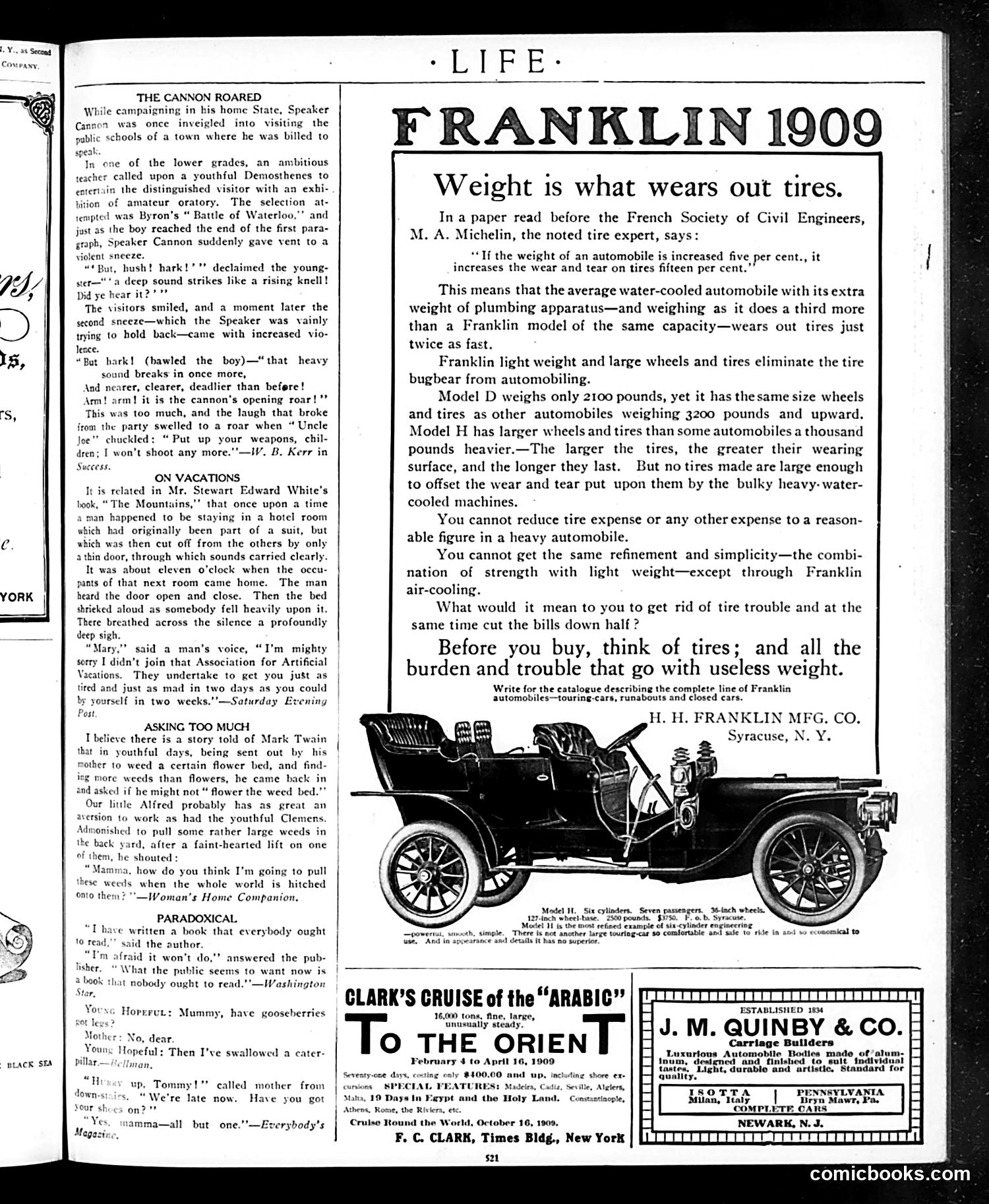 Life — November 12, 1908 — page 3: Life, 1908-11-12