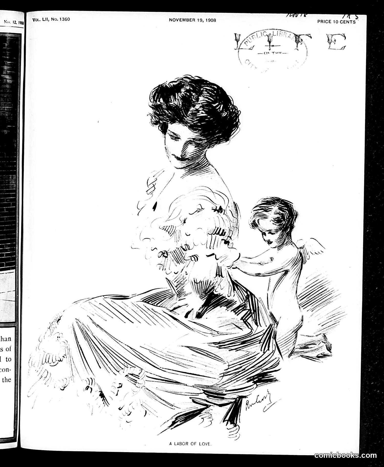 Life — November 19, 1908 — page 1: Life, 1908-11-19