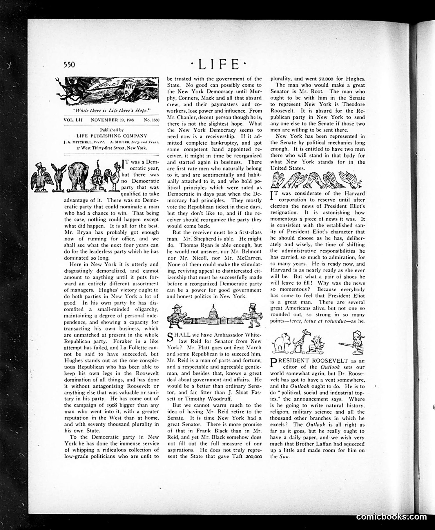 Life — November 19, 1908 — page 8: Life, 1908-11-19