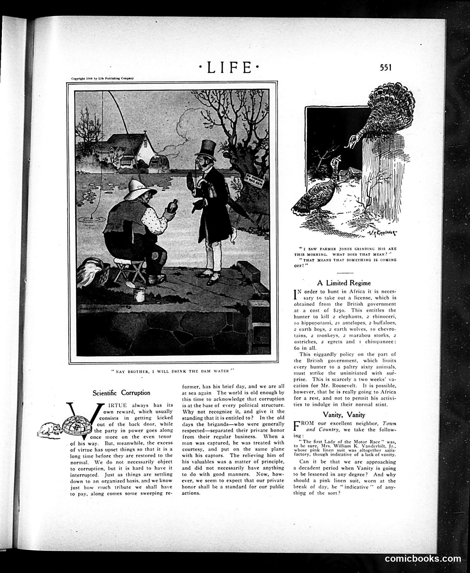 Life — November 19, 1908 — page 9: Life, 1908-11-19