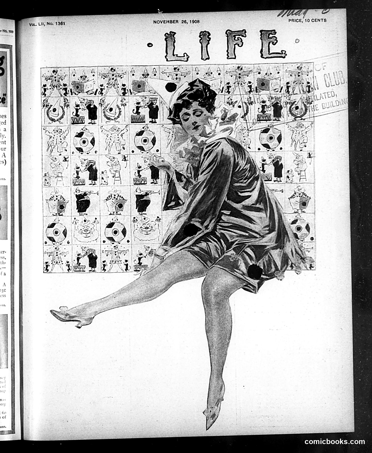 Life — November 26, 1908 — page 1: Life, 1908-11-26