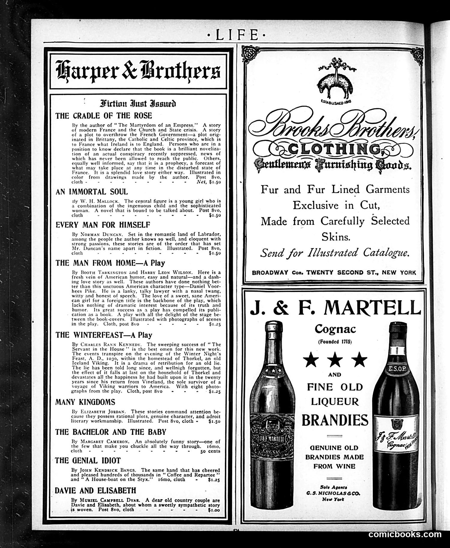 Life — November 26, 1908 — page 4: Life, 1908-11-26