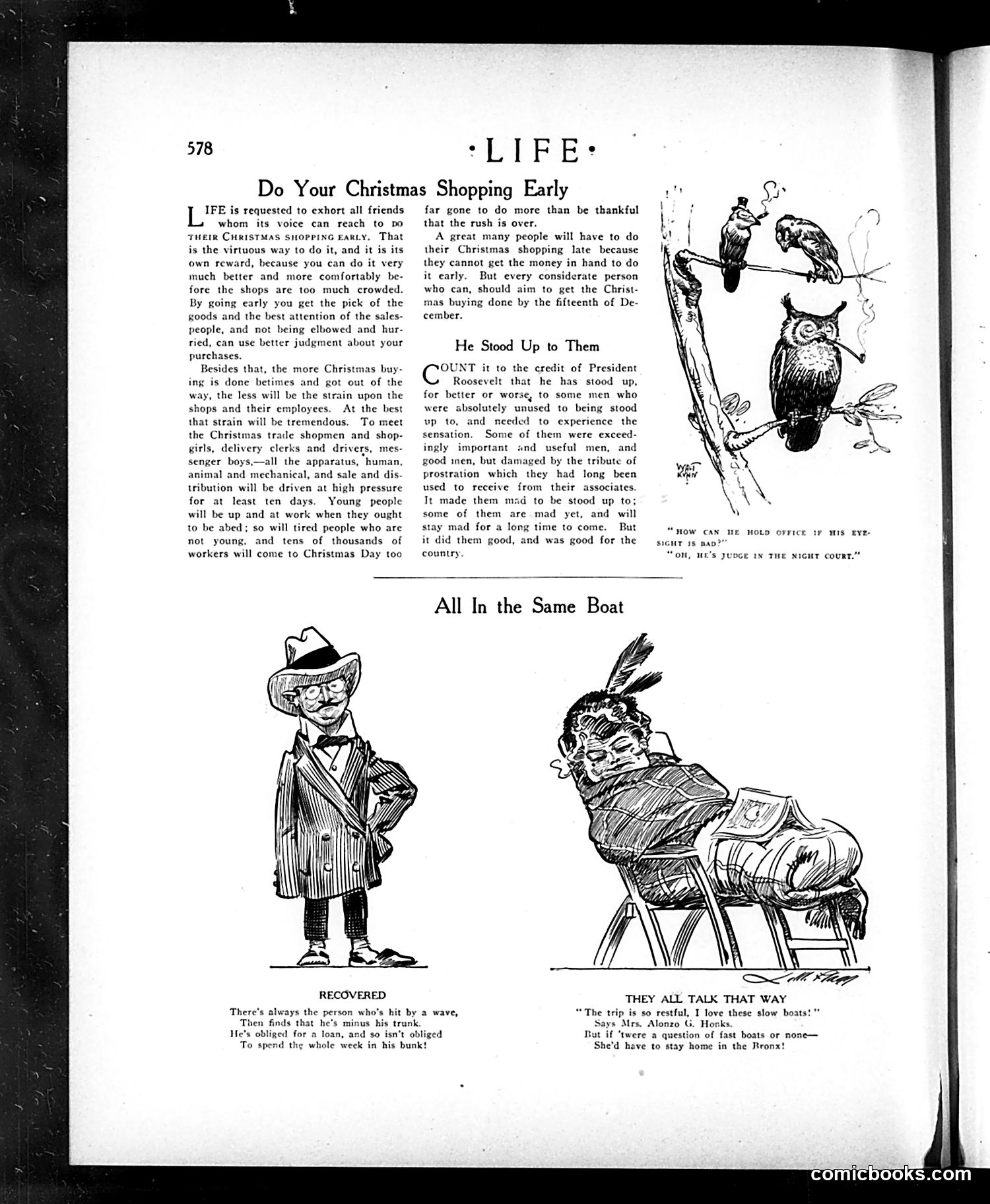 Life — November 26, 1908 — page 8: Life, 1908-11-26