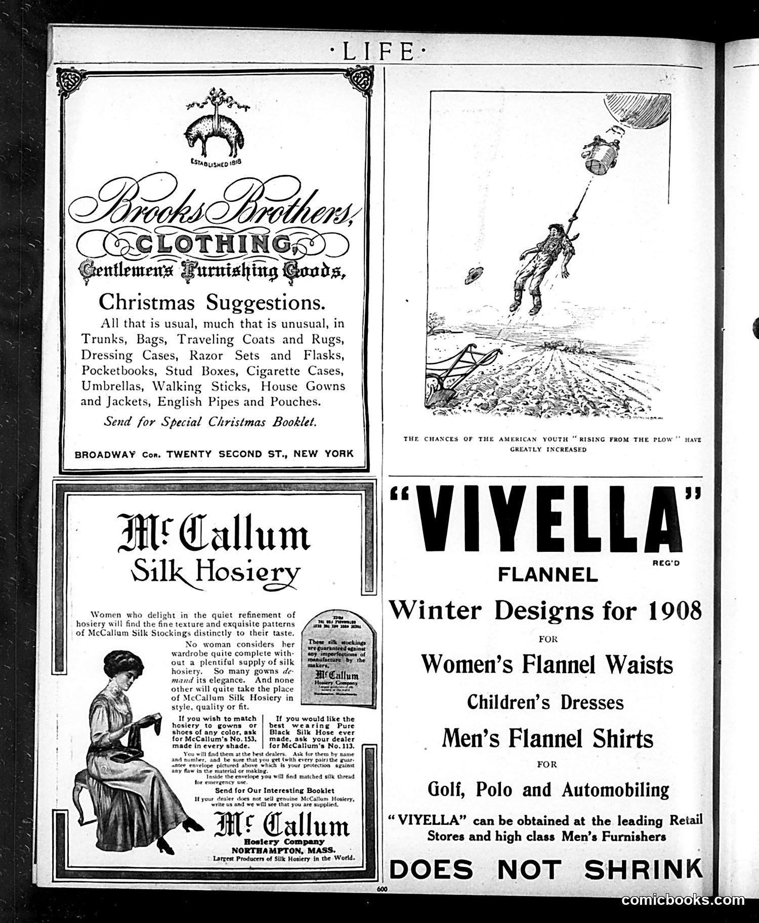Life — December 3, 1908 — page 6: Life, 1908-12-03