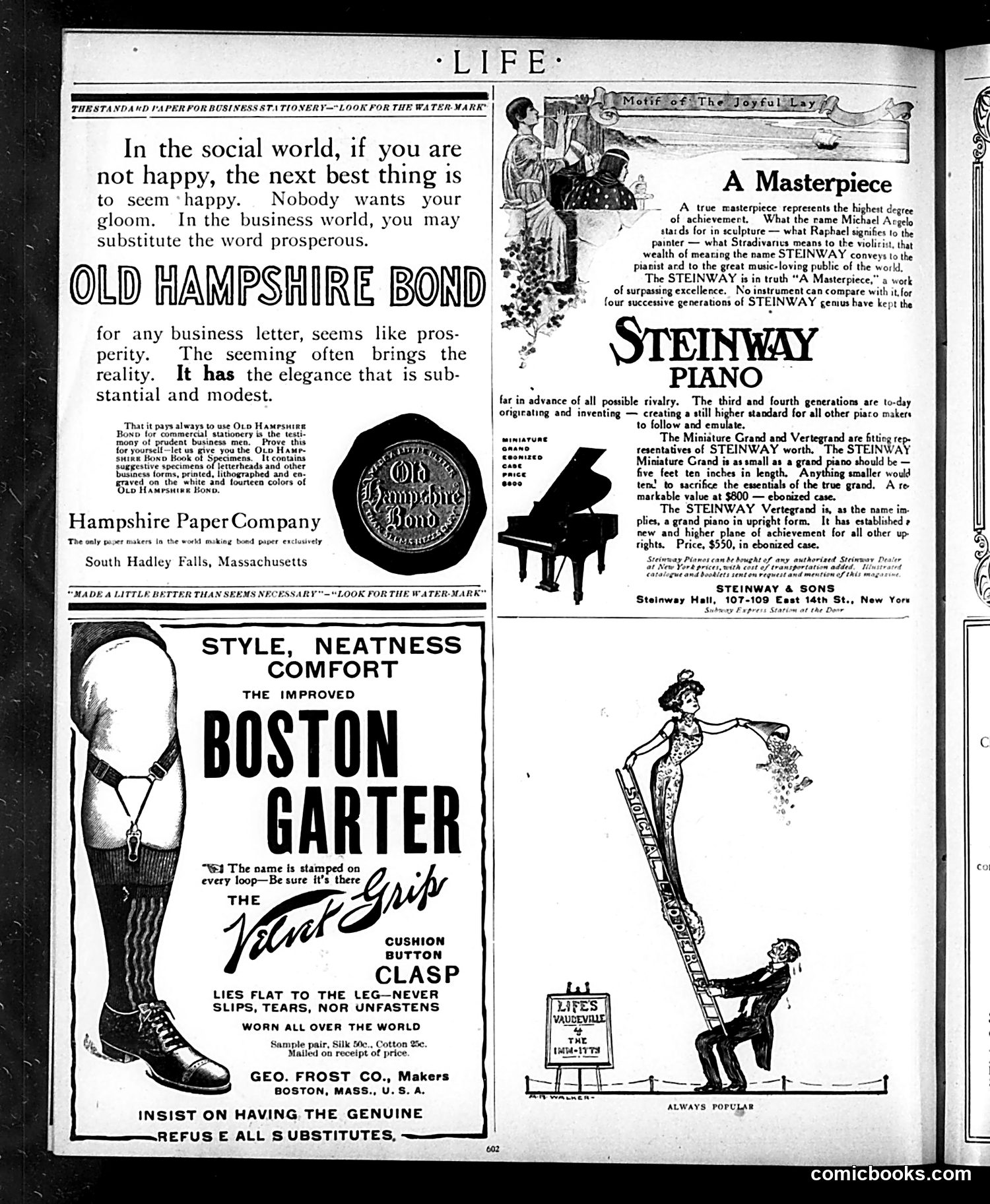 Life — December 3, 1908 — page 8: Life, 1908-12-03