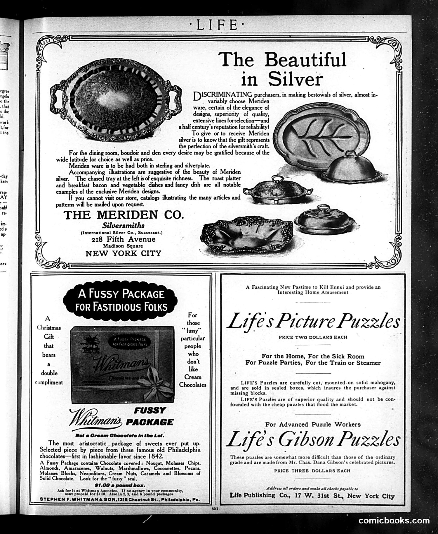 Life — December 3, 1908 — page 9: Life, 1908-12-03