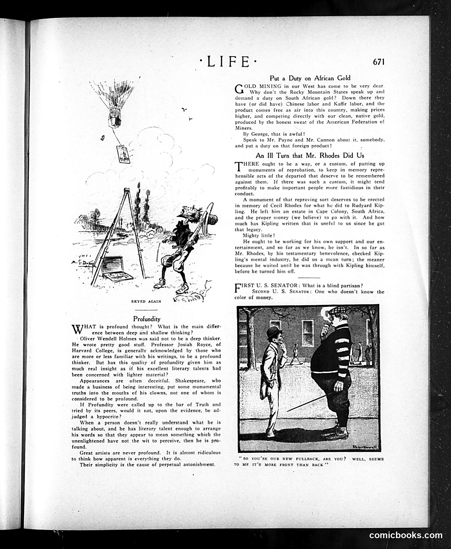Life — December 10, 1908 — page 9: Life, 1908-12-10