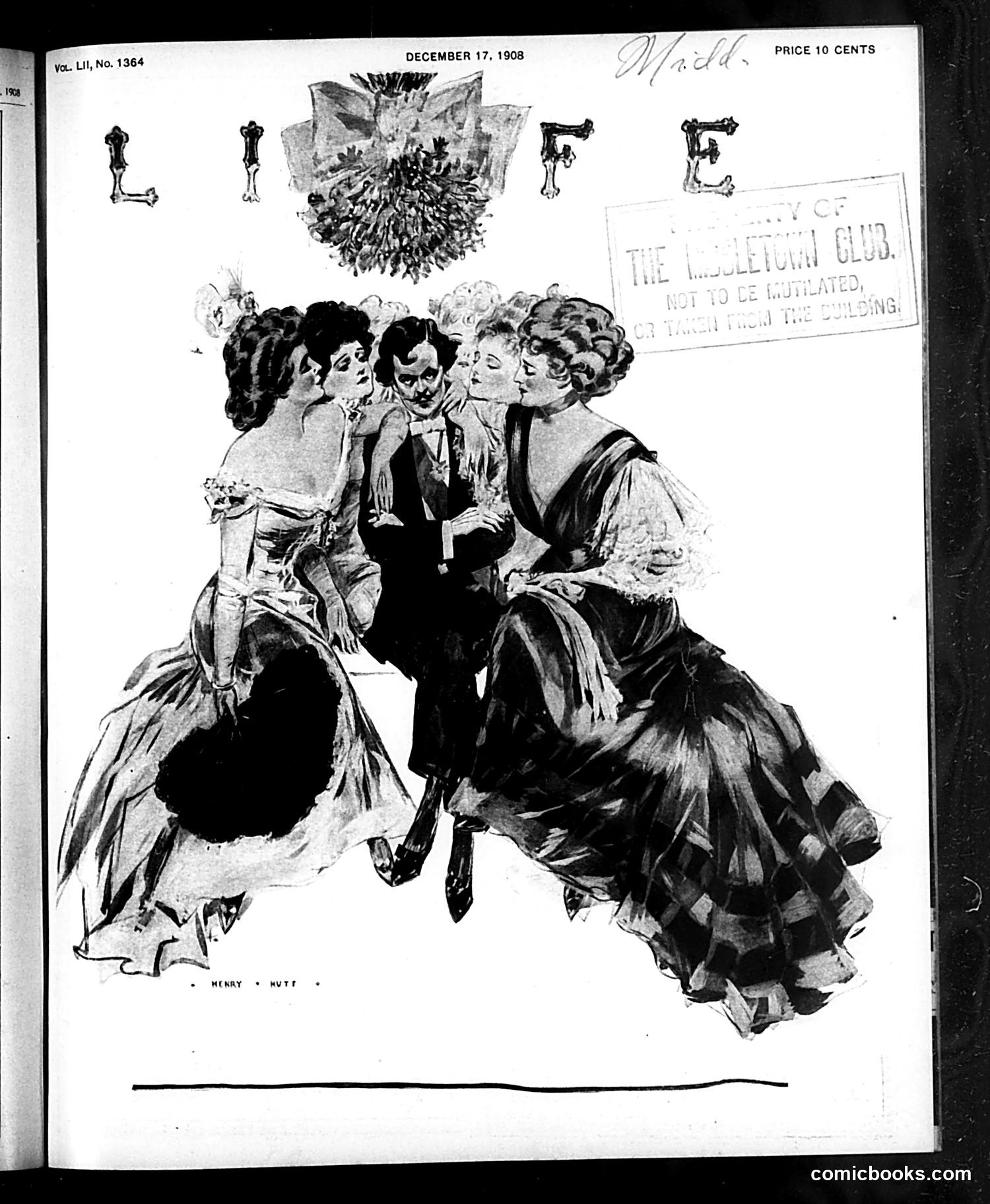 Life — December 17, 1908 — page 1: Life, 1908-12-17