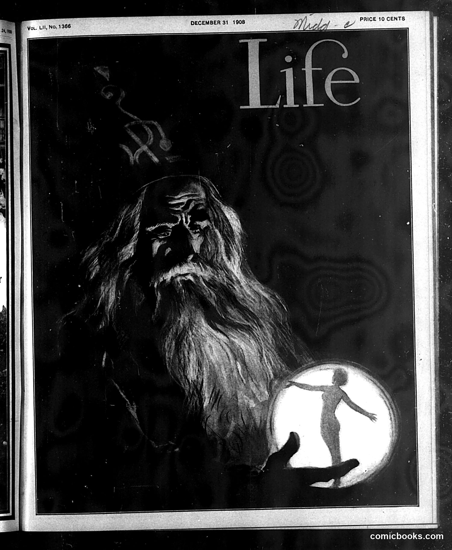 Life — December 31, 1908 — page 1: Life, 1908-12-31