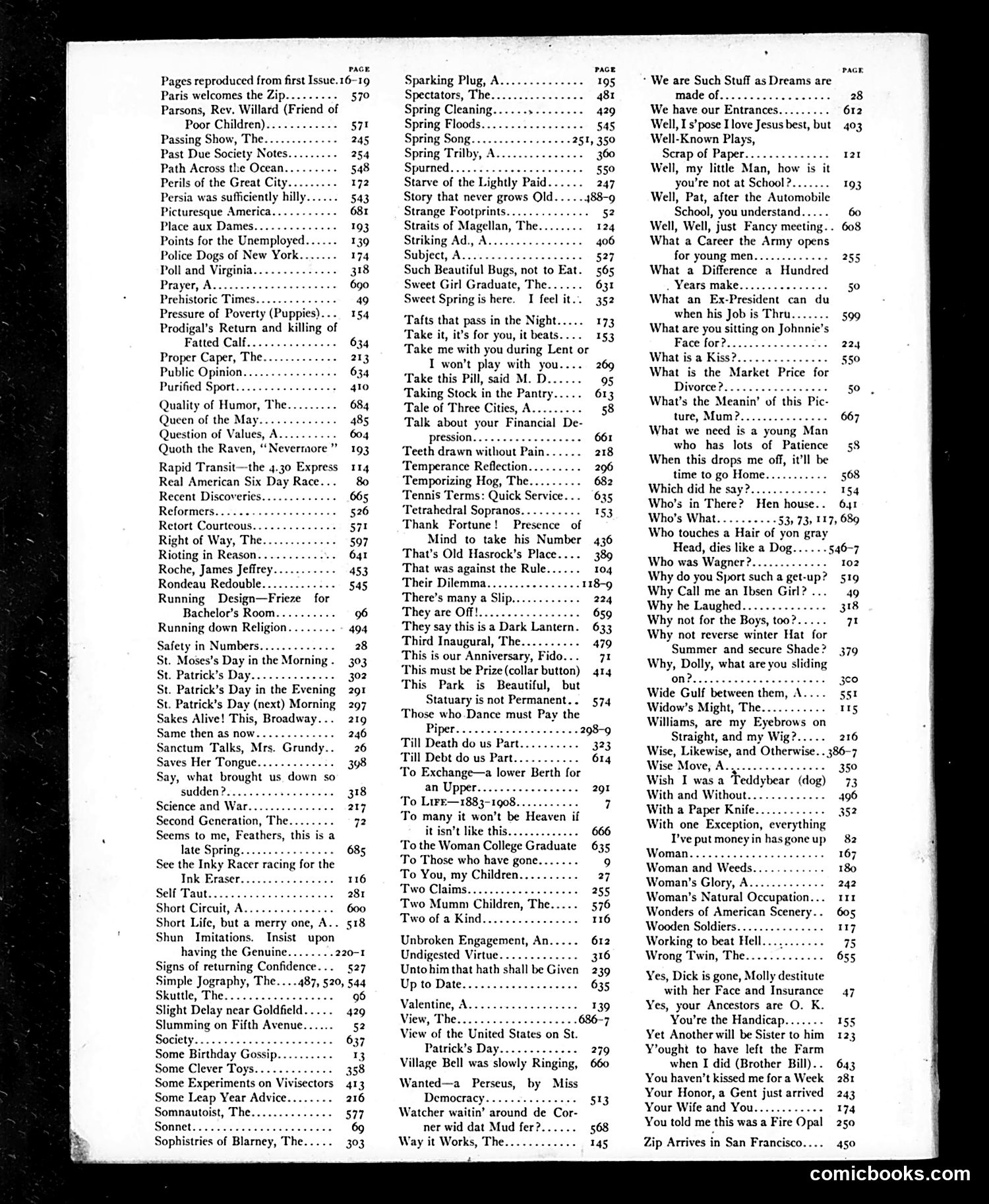 Life — 1908 — page 4: Life, 1908