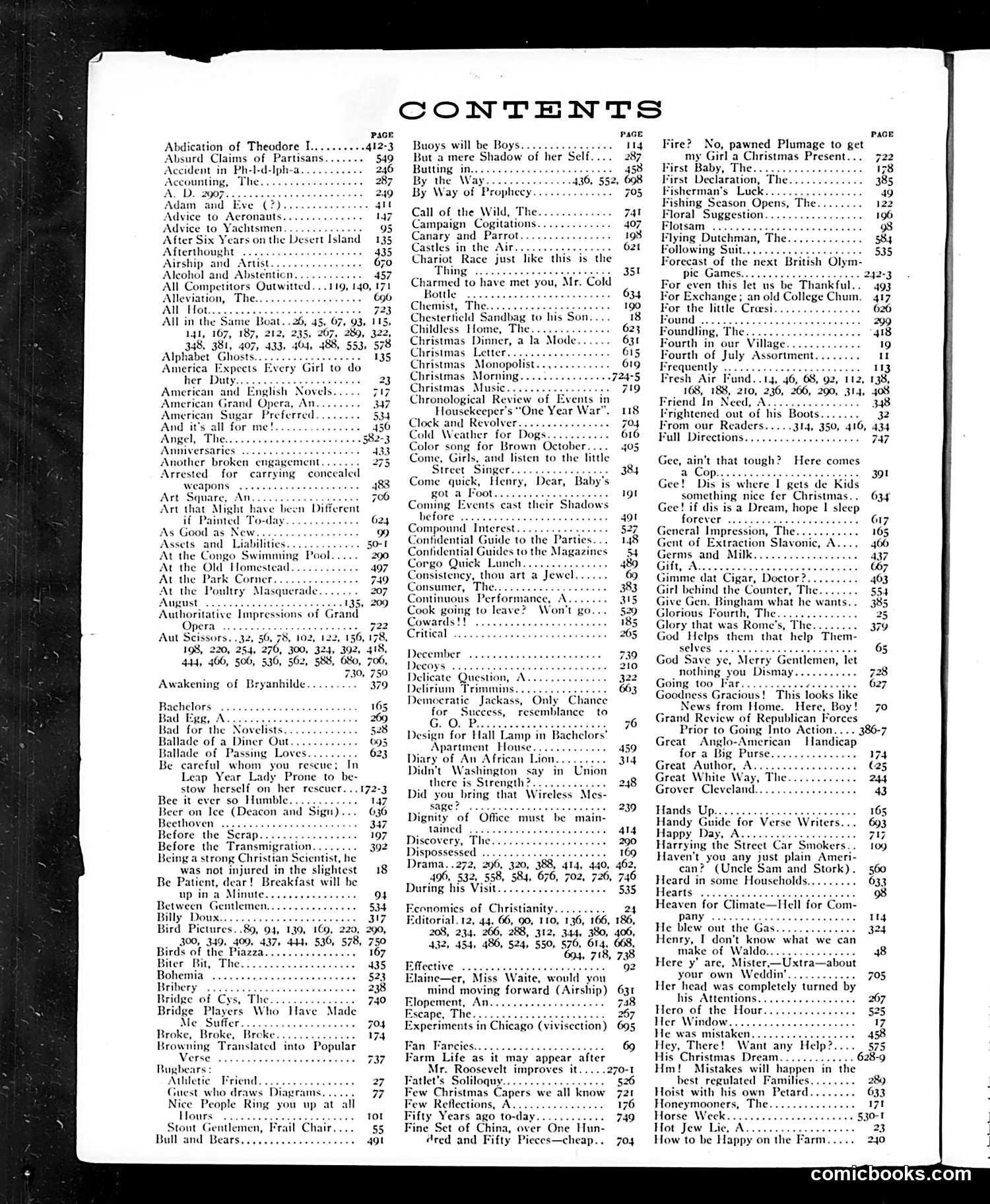 Life — 1908 — page 2: Life, 1908