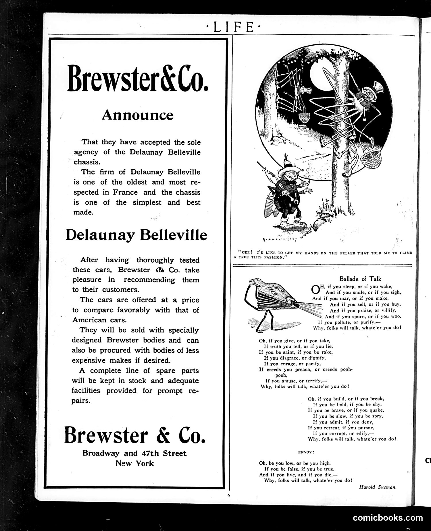 Life — January 7, 1909 — page 6: Life, 1909-01-07