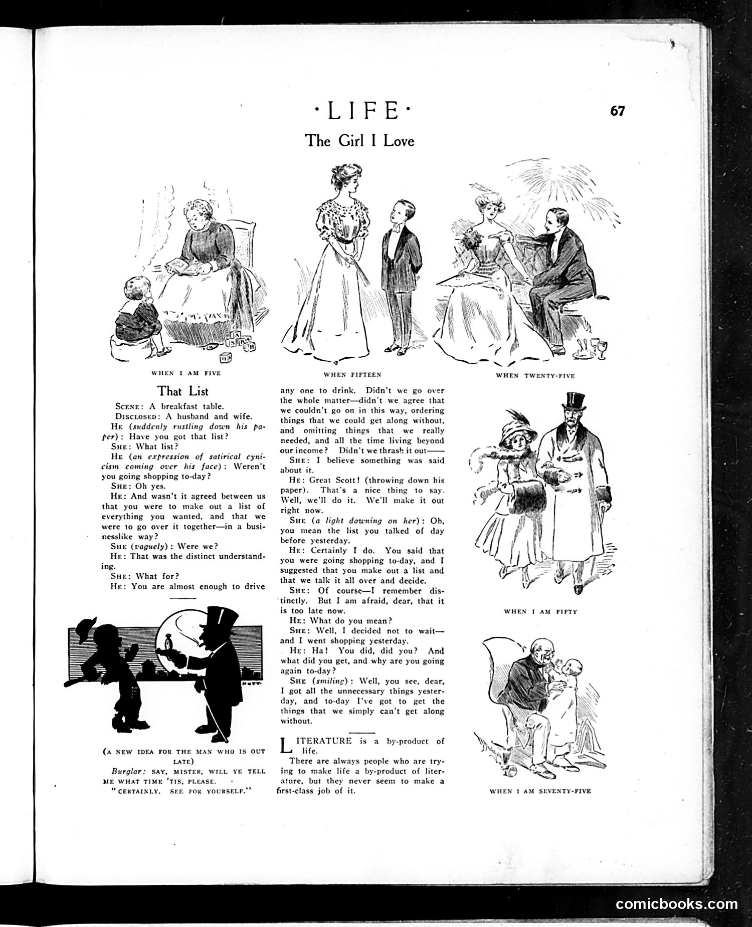 Life — January 14, 1909 — page 7: Life, 1909-01-14