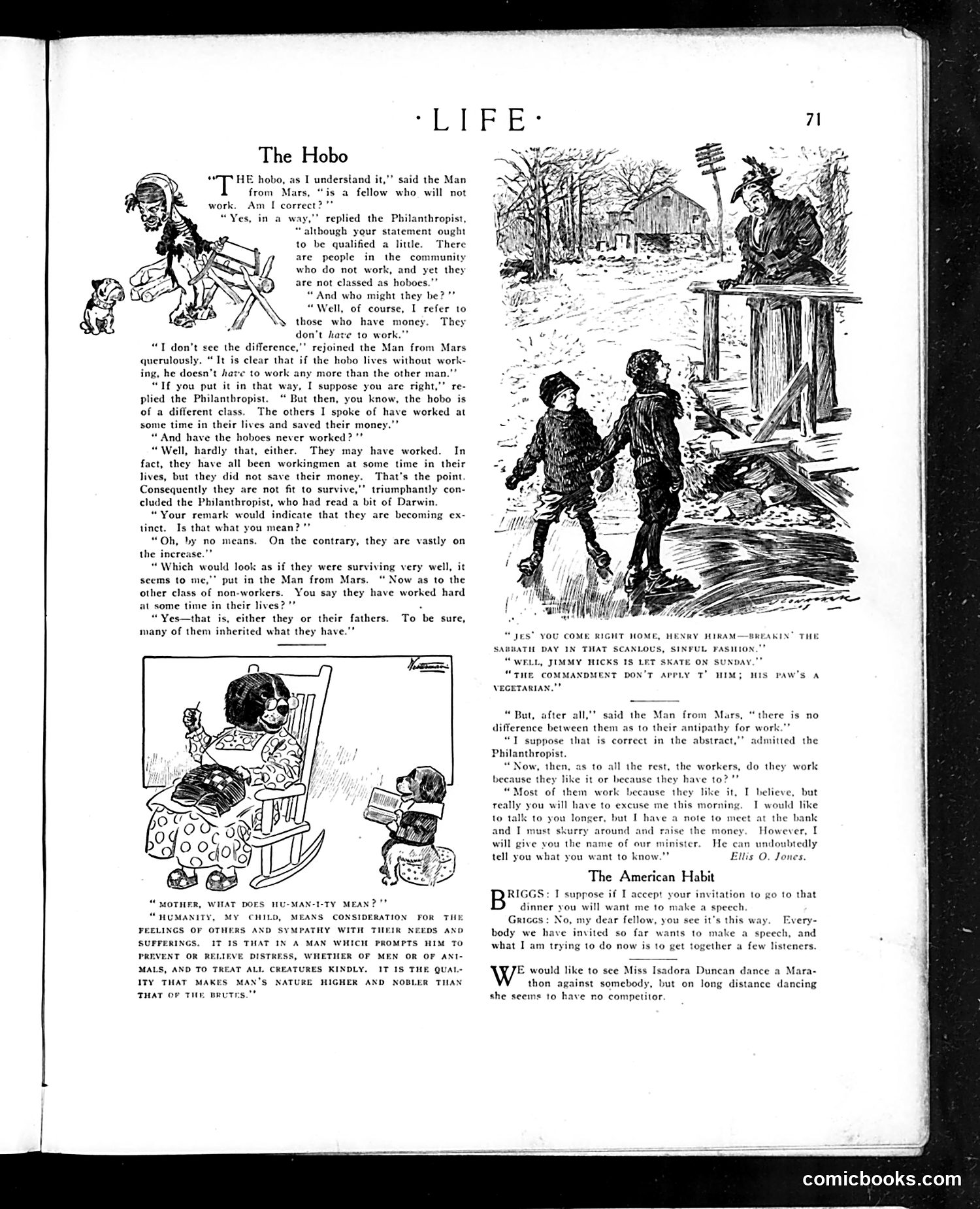 Life — January 14, 1909 — page 11: Life, 1909-01-14