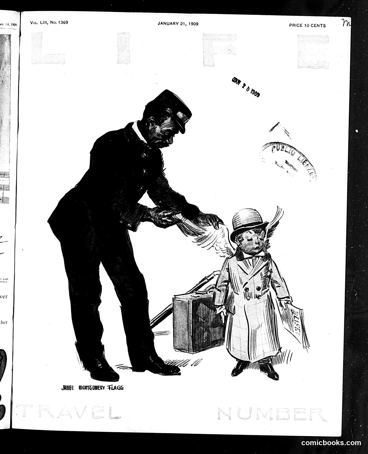 Life — January 21, 1909 — page 1: Life, 1909-01-21