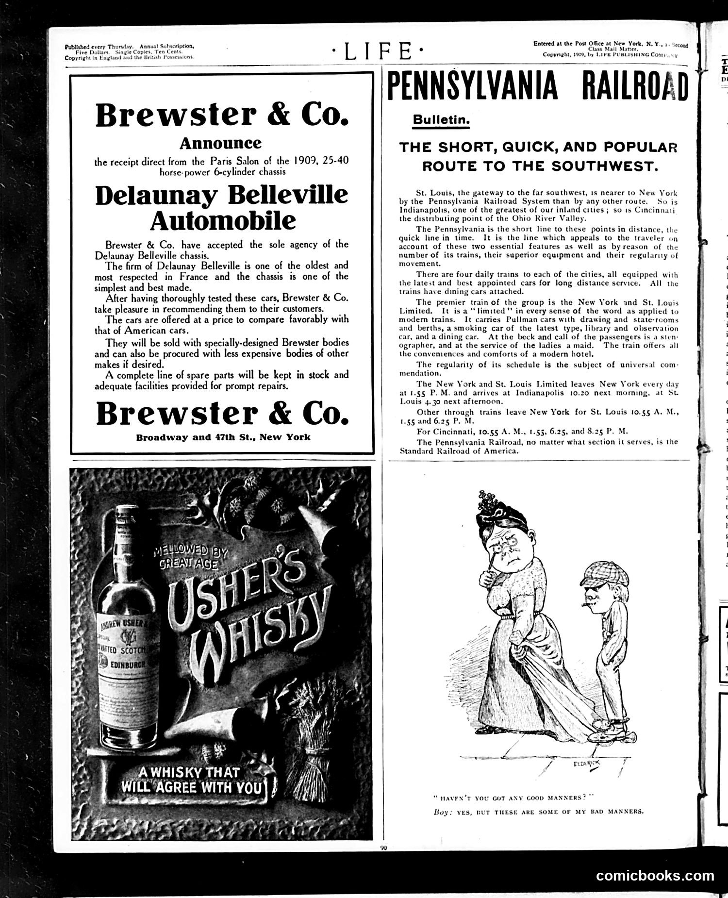 Life — January 21, 1909 — page 2: Life, 1909-01-21