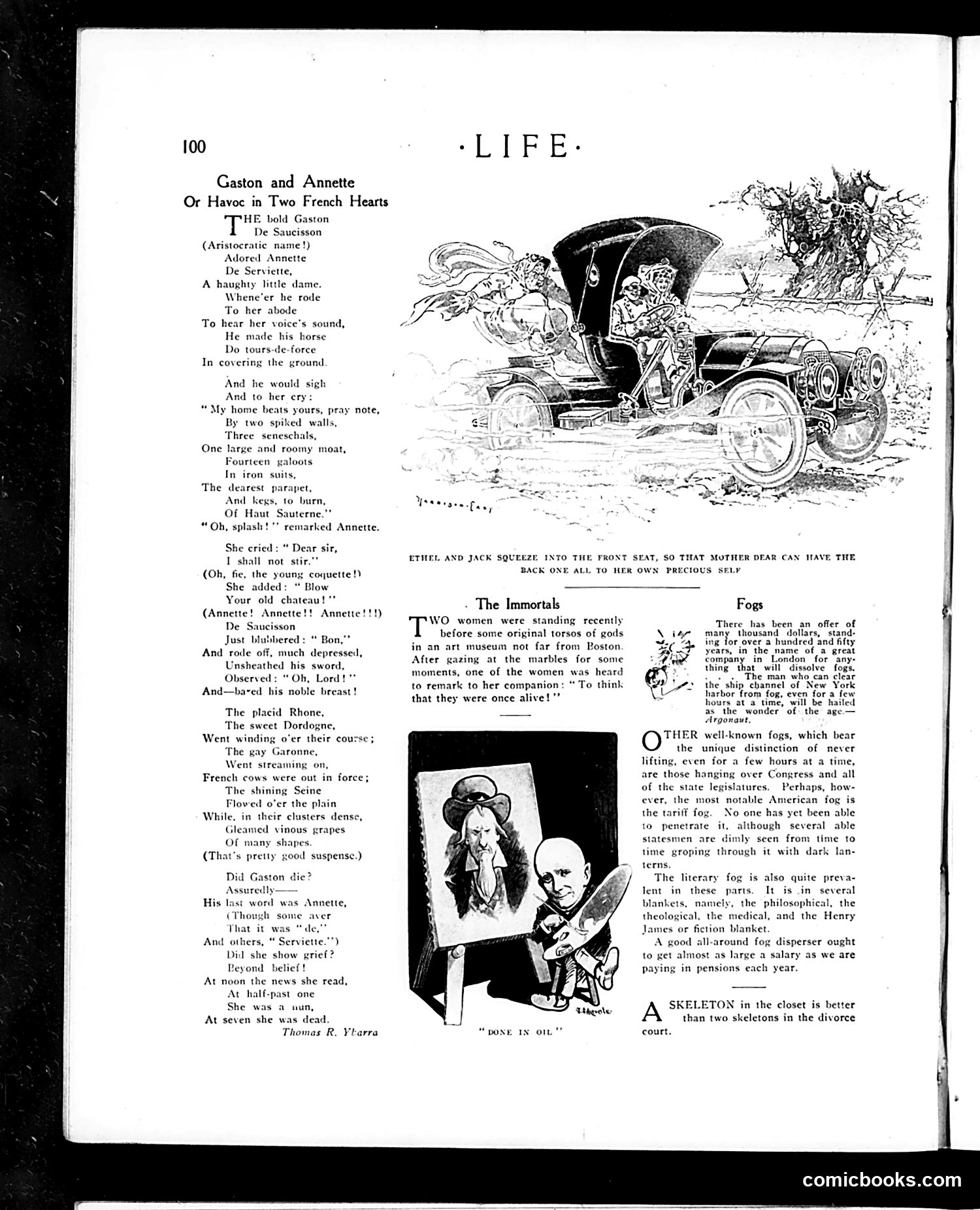 Life — January 21, 1909 — page 12: Life, 1909-01-21