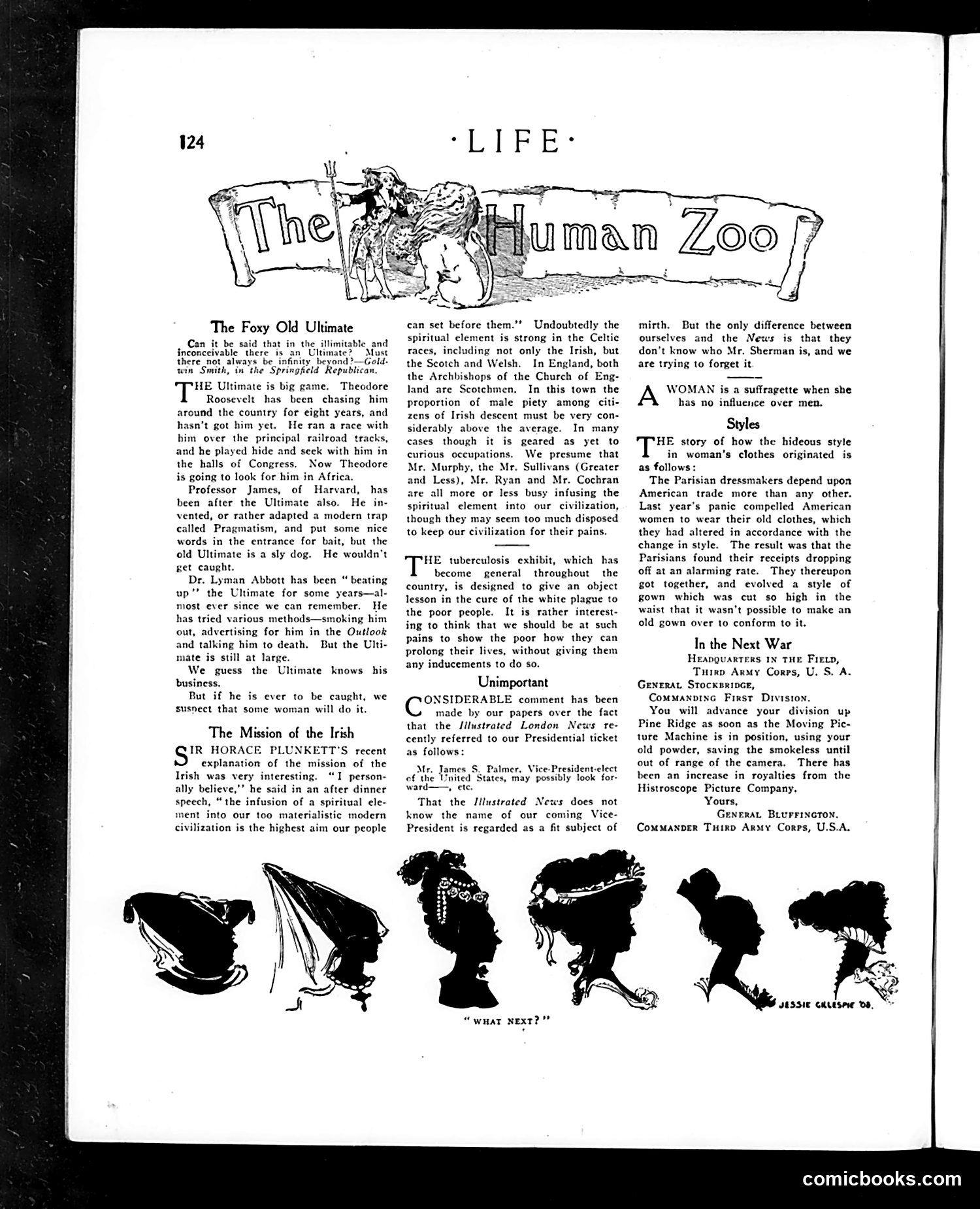 Life — January 28, 1909 — page 8: Life, 1909-01-28