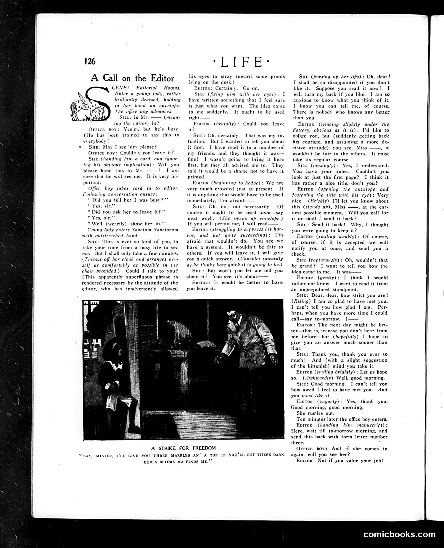 Life — January 28, 1909 — page 10: Life, 1909-01-28