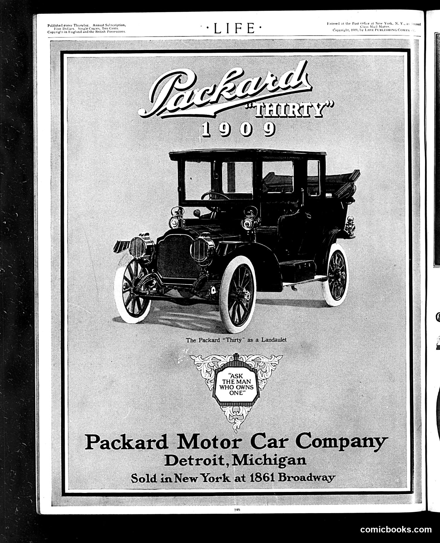 Life — February 4, 1909 — page 2: Life, 1909-02-04