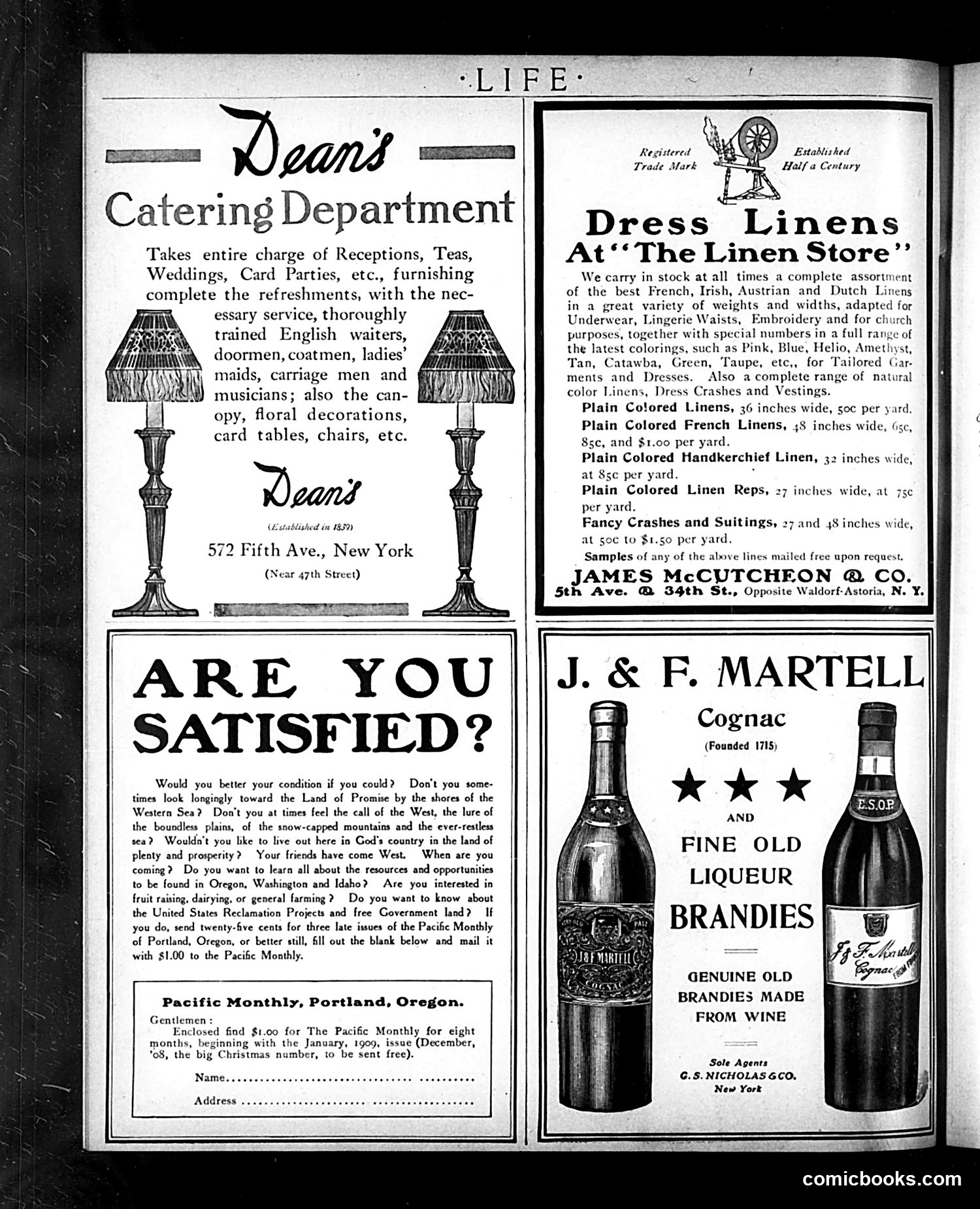 Life — February 11, 1909 — page 4: Life, 1909-02-11
