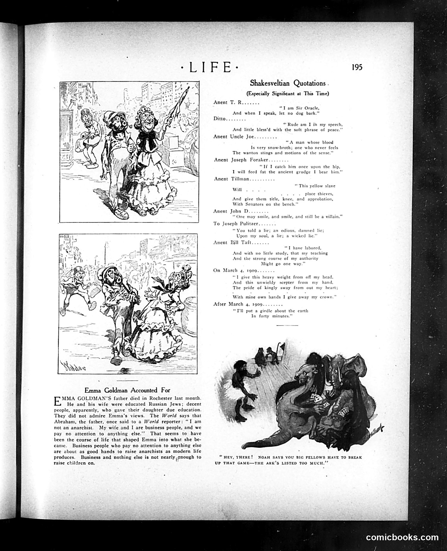 Life — February 11, 1909 — page 11: Life, 1909-02-11