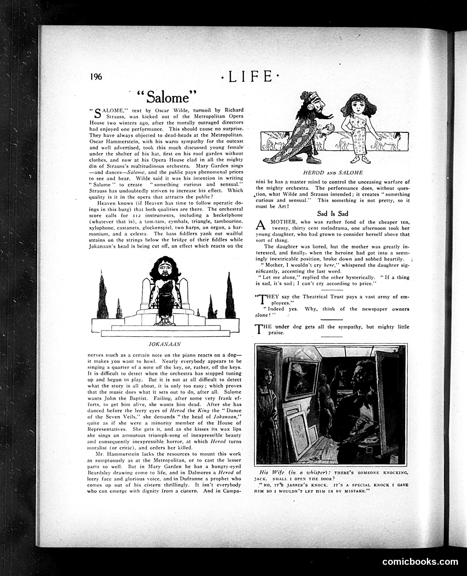 Life — February 11, 1909 — page 12: Life, 1909-02-11