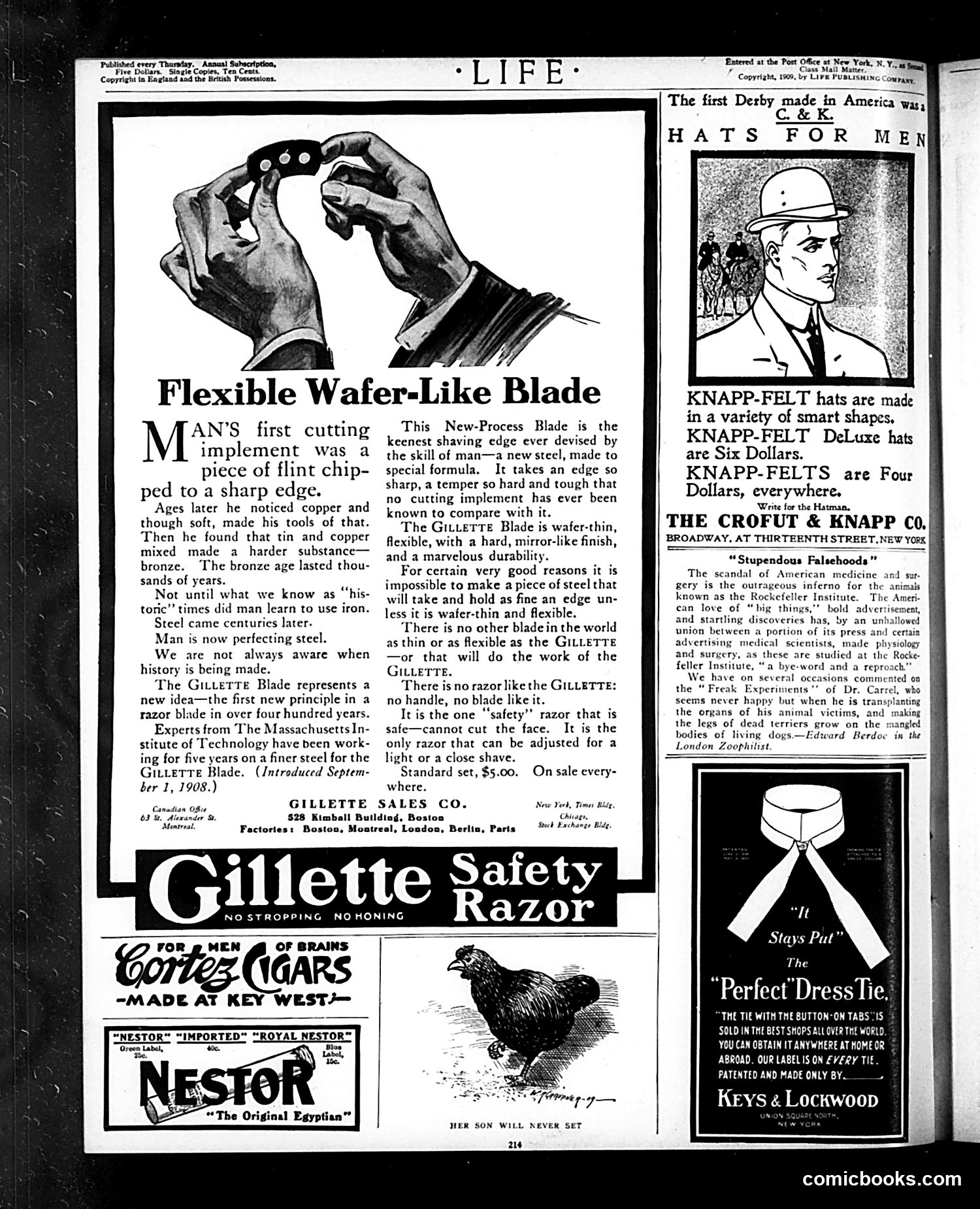 Life — February 18, 1909 — page 2: Life, 1909-02-18
