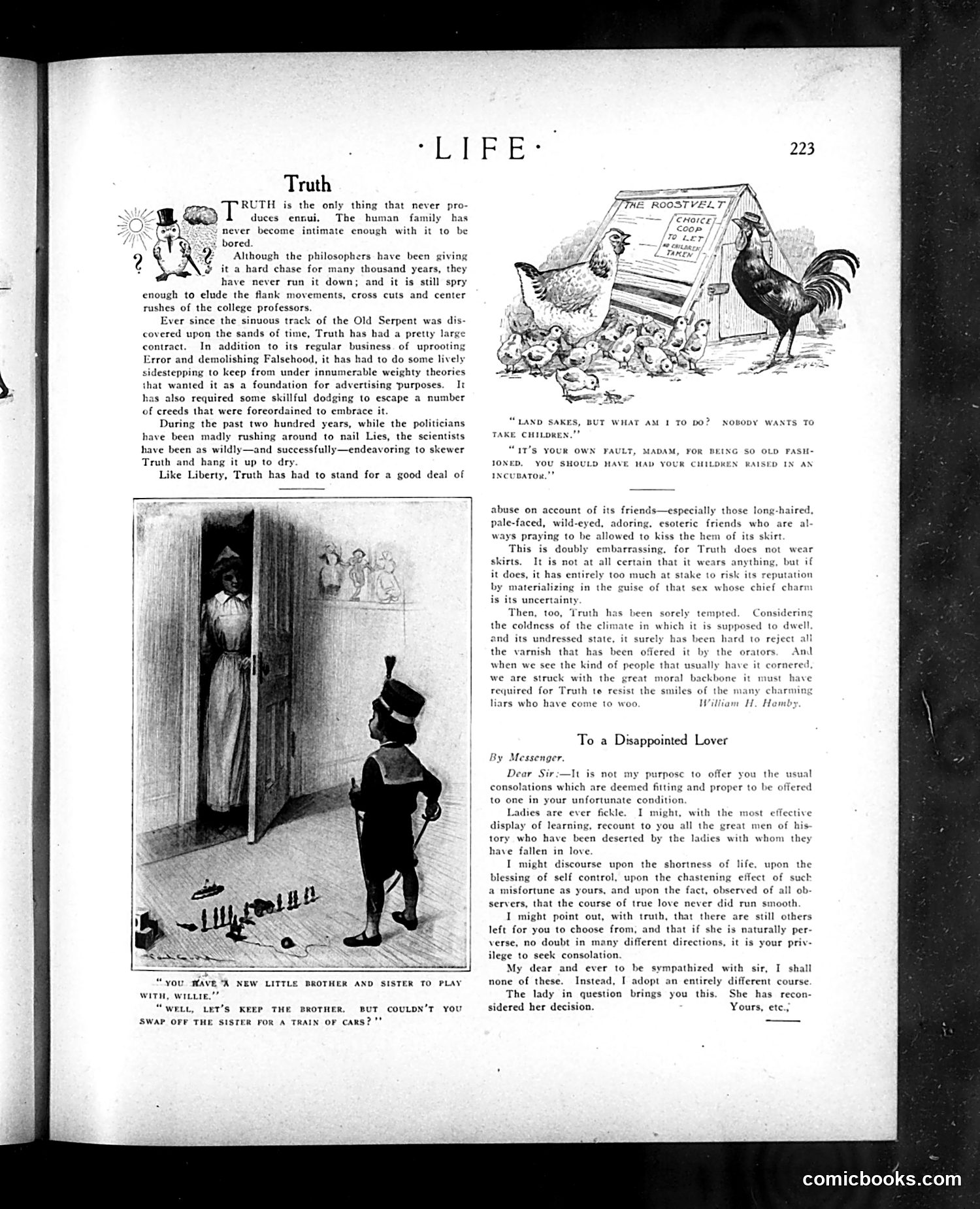 Life — February 18, 1909 — page 11: Life, 1909-02-18