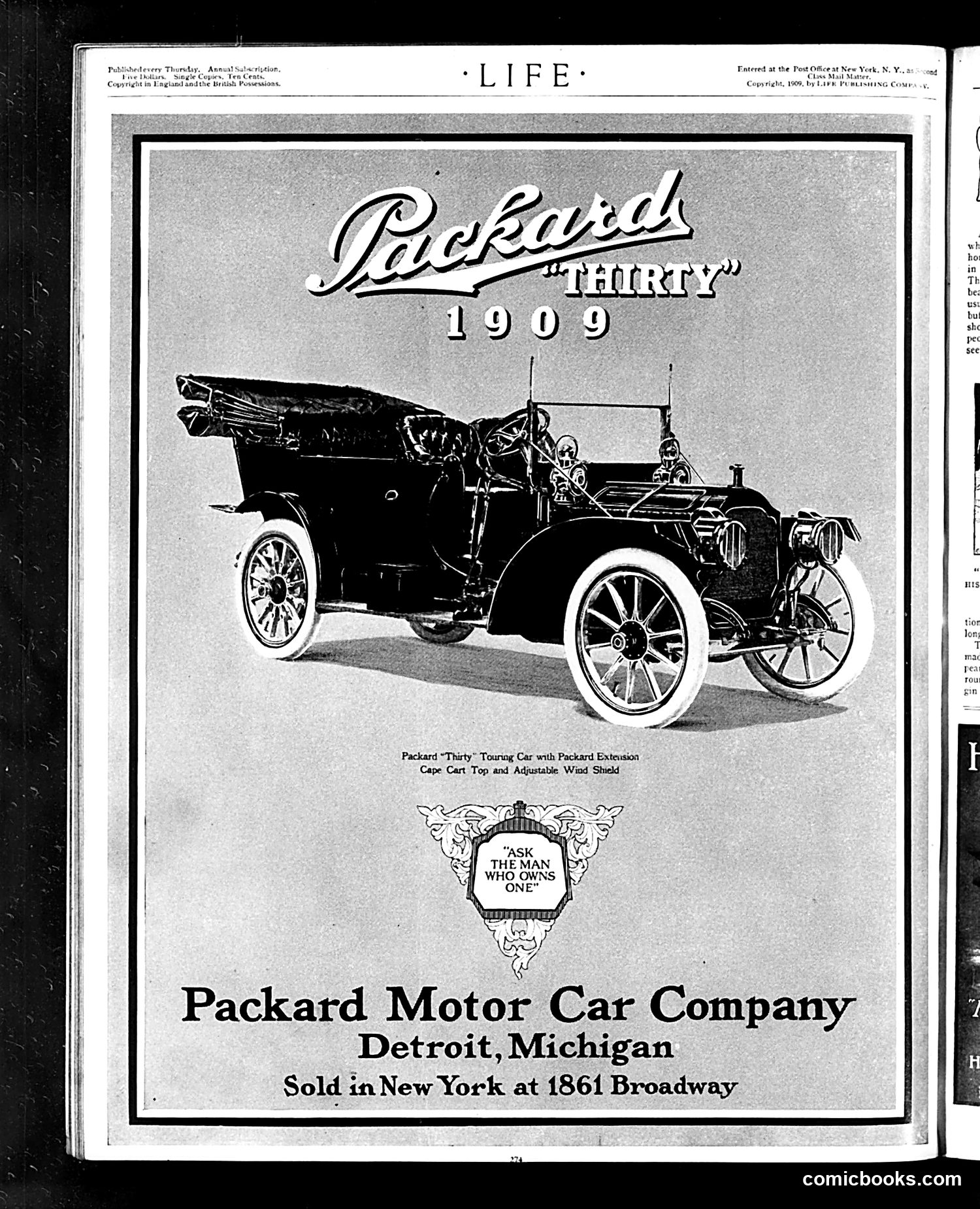 Life — March 4, 1909 — page 2: Life, 1909-03-04