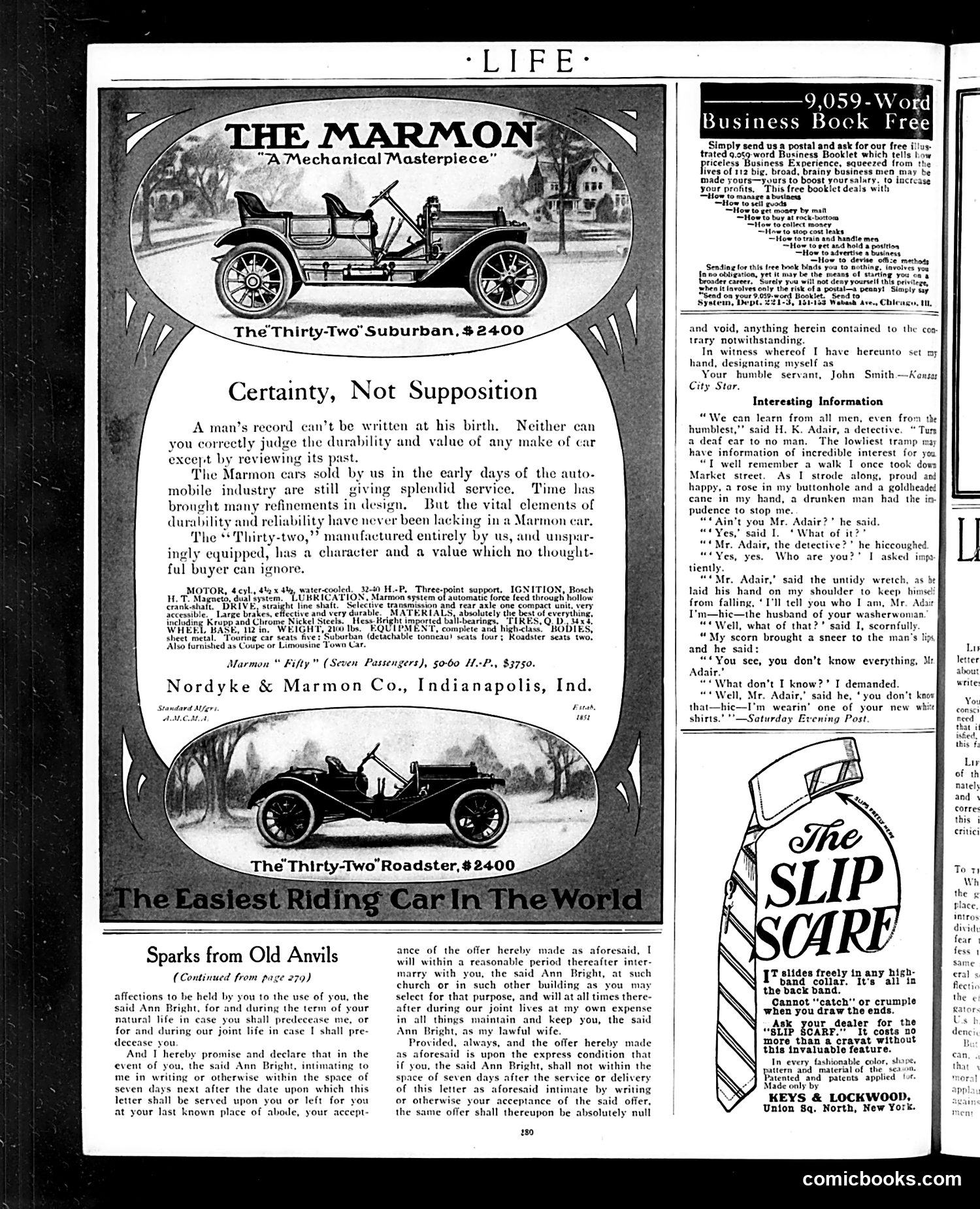 Life — March 4, 1909 — page 8: Life, 1909-03-04