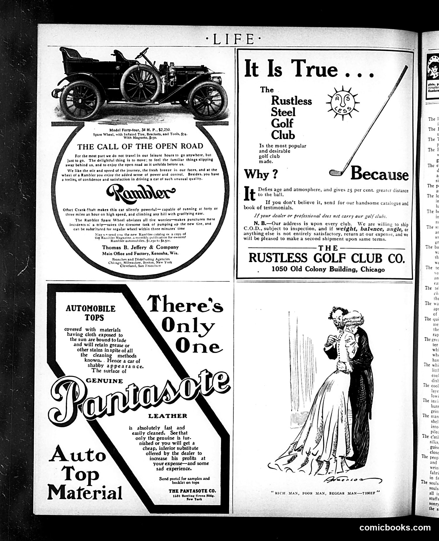 Life — March 25, 1909 — page 4: Life, 1909-03-25