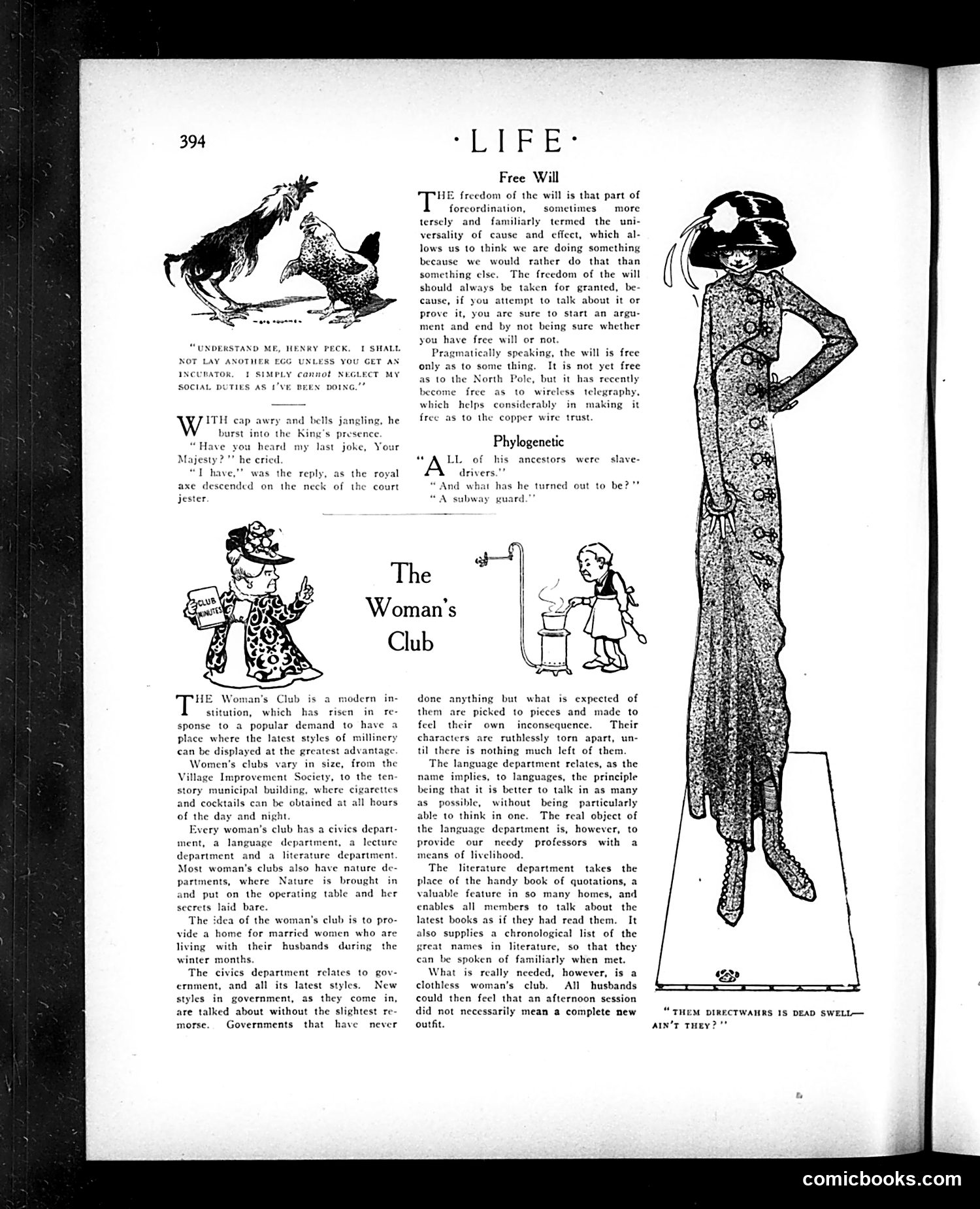 Life — March 25, 1909 — page 10: Life, 1909-03-25