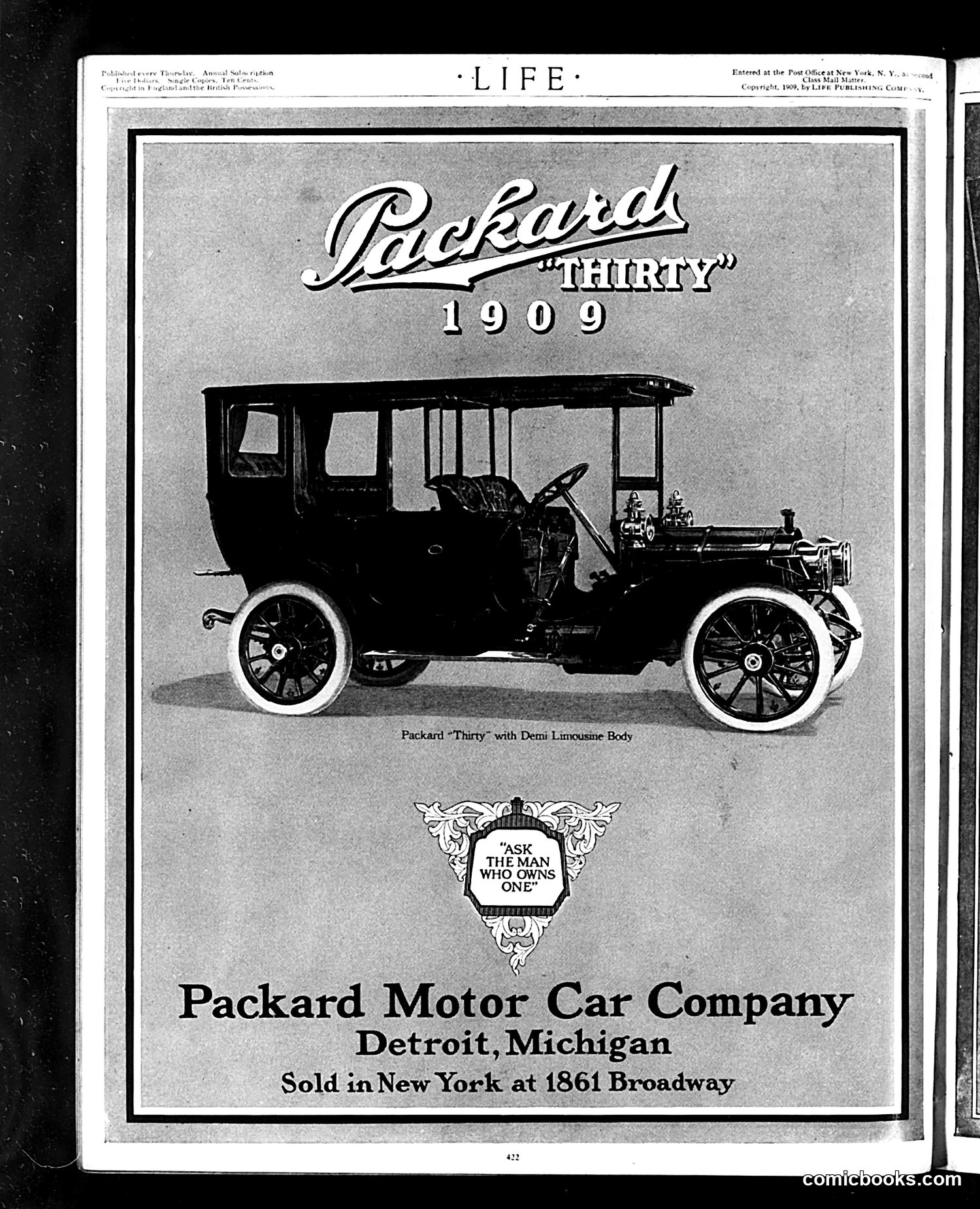 Life — April 1, 1909 — page 2: Life, 1909-04-01