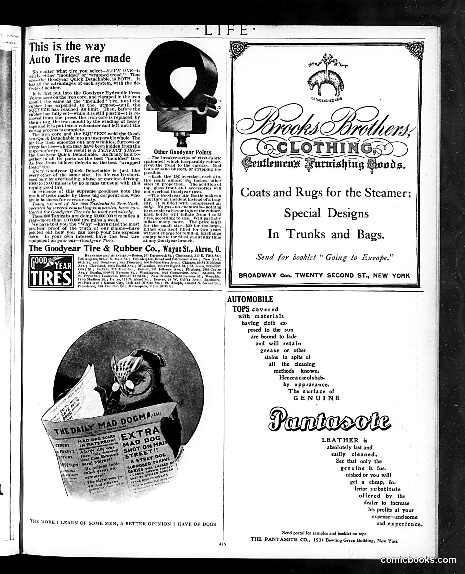 Life — April 8, 1909 — page 3: Life, 1909-04-08