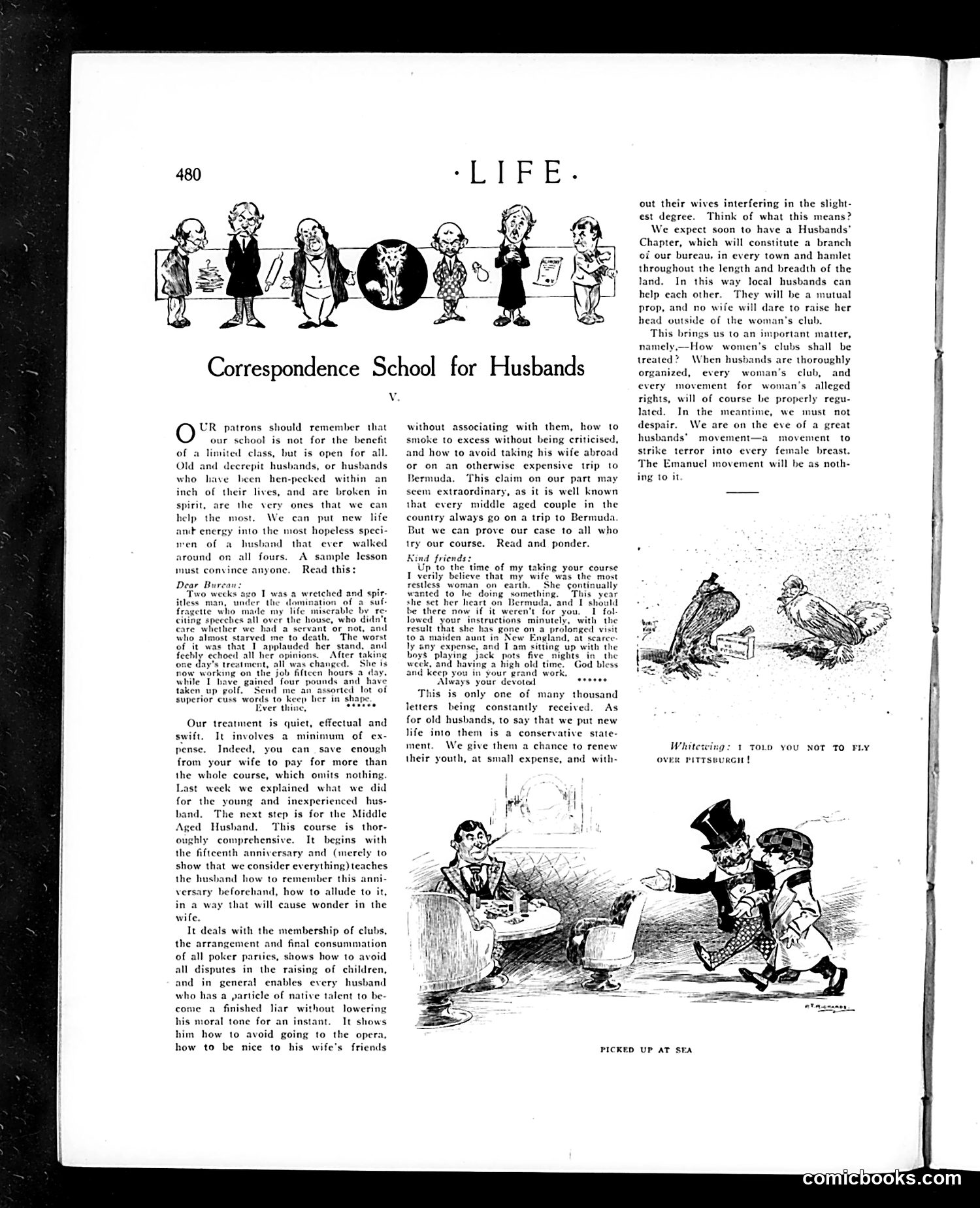 Life — April 8, 1909 — page 8: Life, 1909-04-08