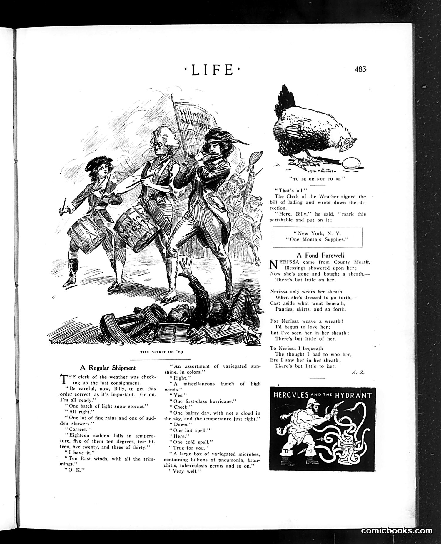 Life — April 8, 1909 — page 11: Life, 1909-04-08