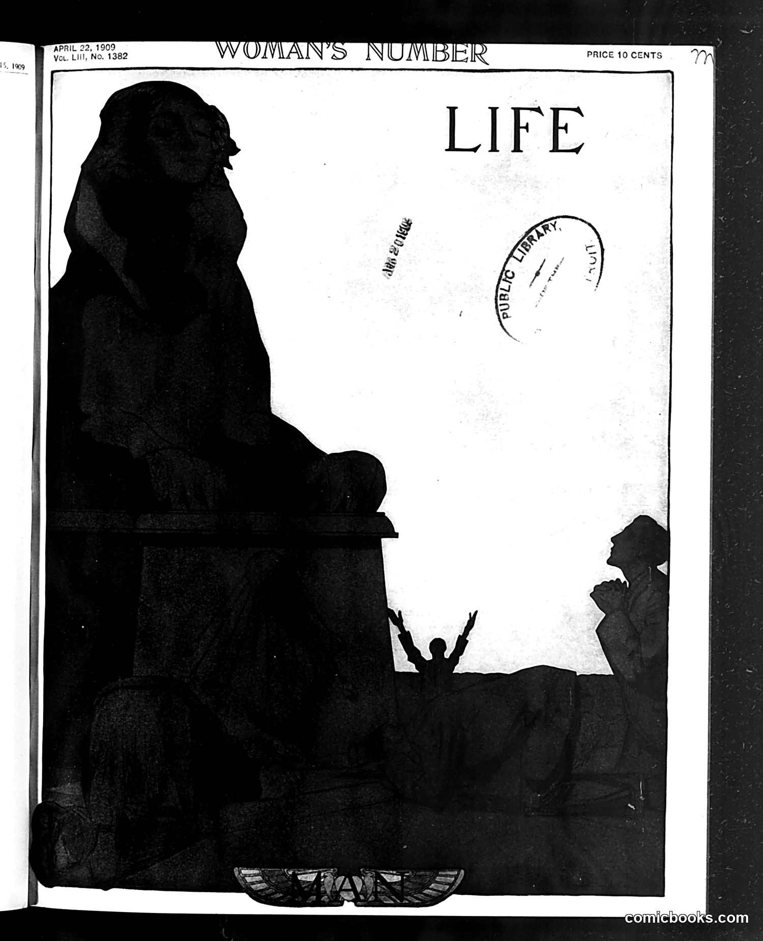 Life — April 22, 1909 — page 1: Life, 1909-04-22