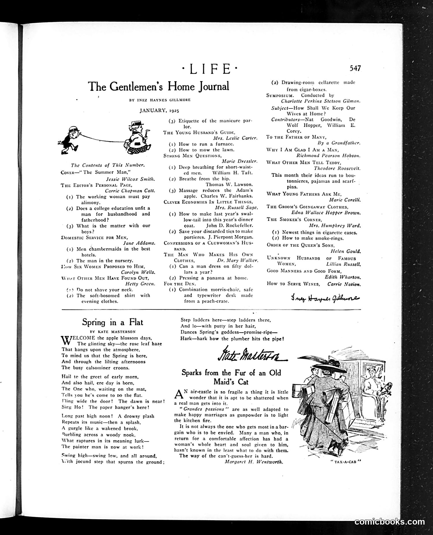 Life — April 22, 1909 — page 7: Life, 1909-04-22