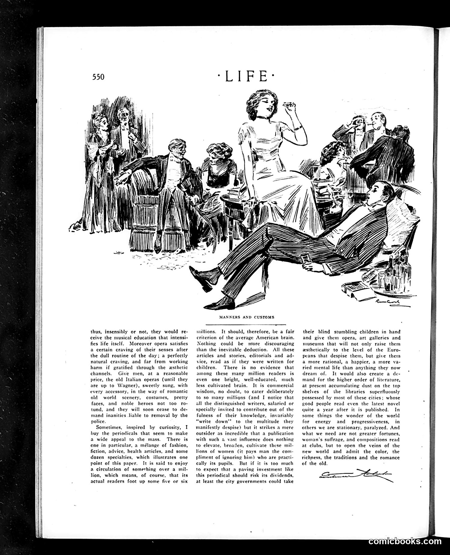 Life — April 22, 1909 — page 10: Life, 1909-04-22