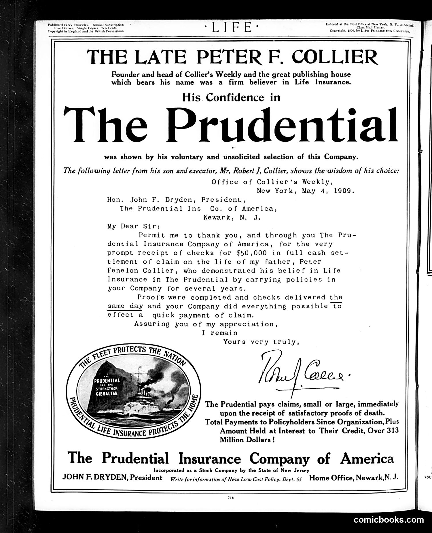 Life — May 27, 1909 — page 2: Life, 1909-05-27