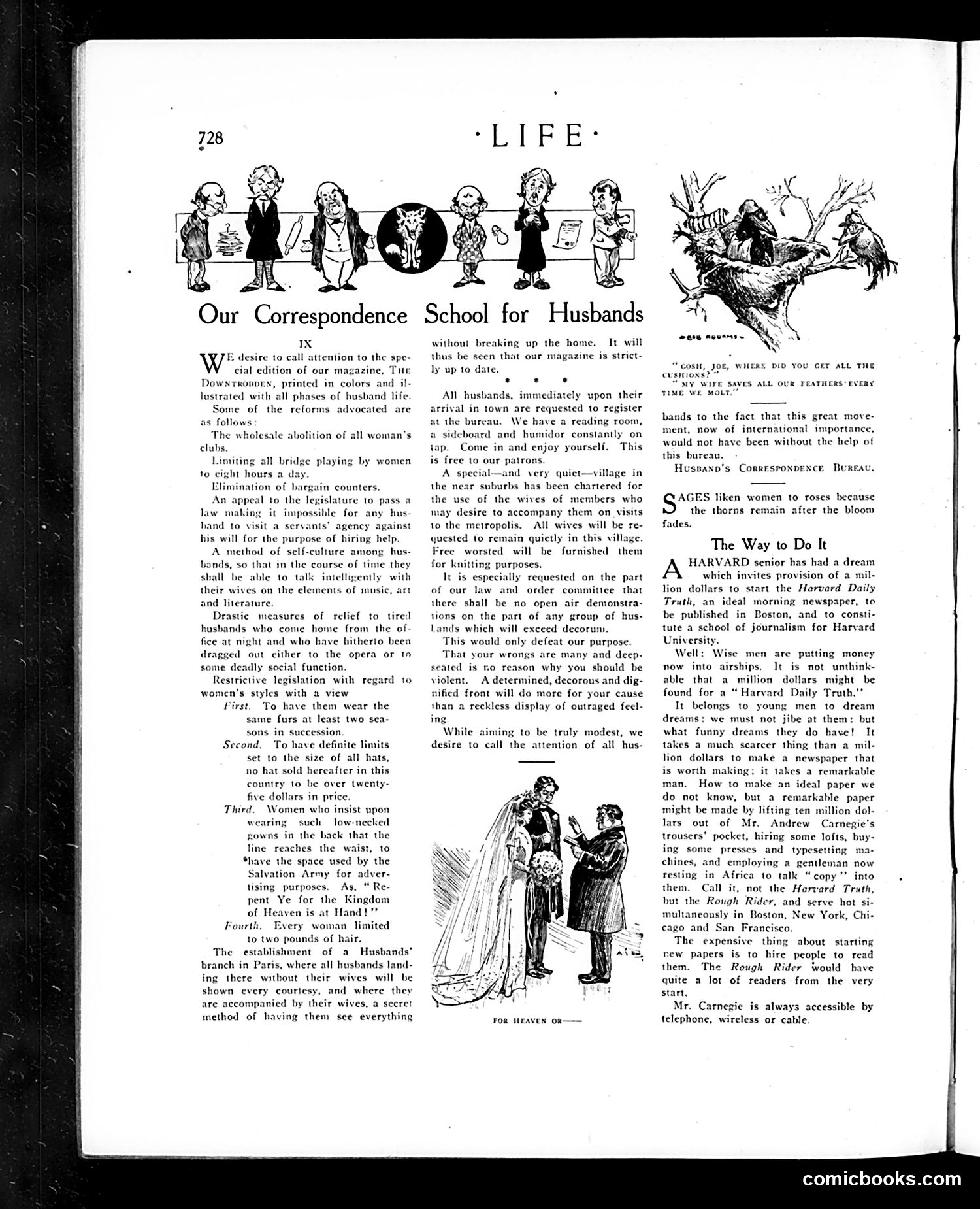 Life — May 27, 1909 — page 12: Life, 1909-05-27