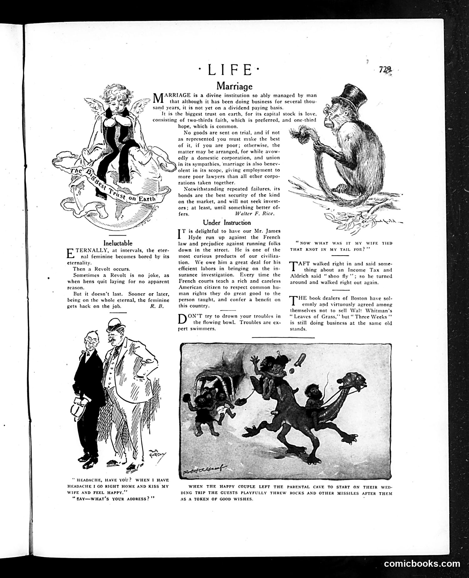 Life — May 27, 1909 — page 13: Life, 1909-05-27