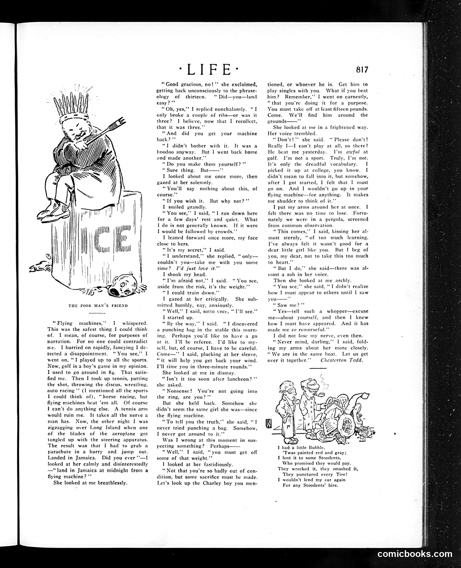 Life — June 10, 1909 — page 13: Life, 1909-06-10