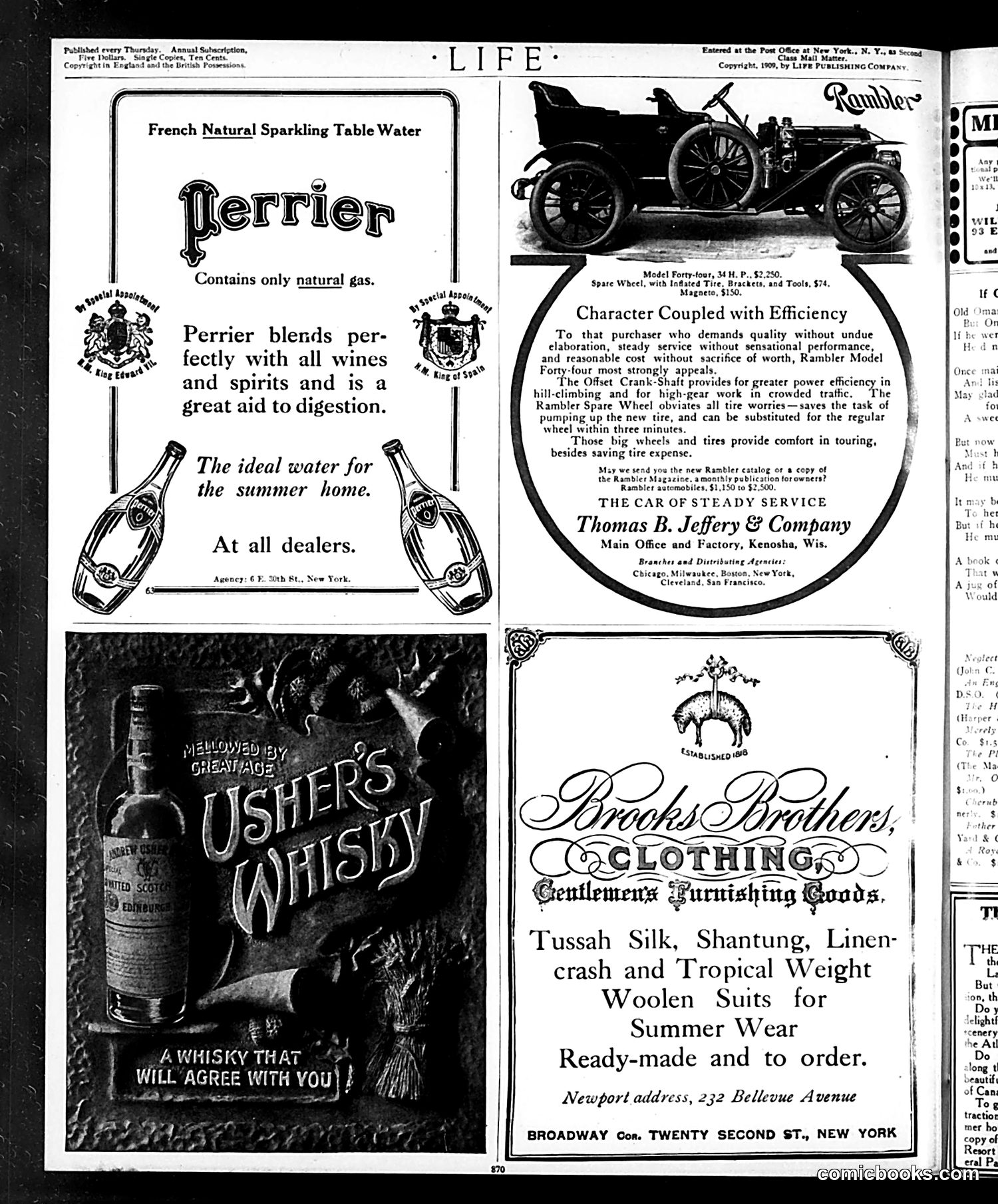 Life — June 24, 1909 — page 2: Life, 1909-06-24