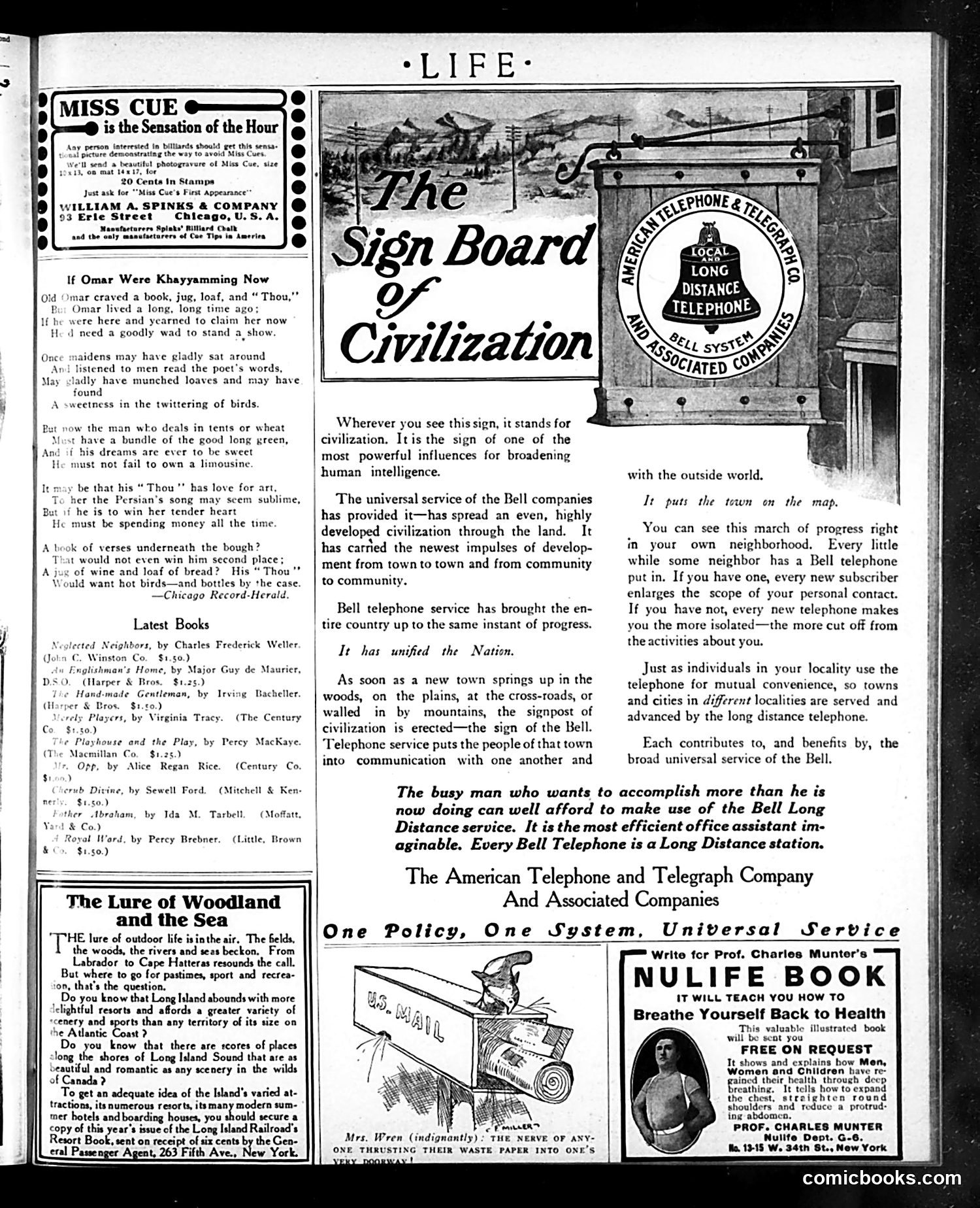 Life — June 24, 1909 — page 3: Life, 1909-06-24