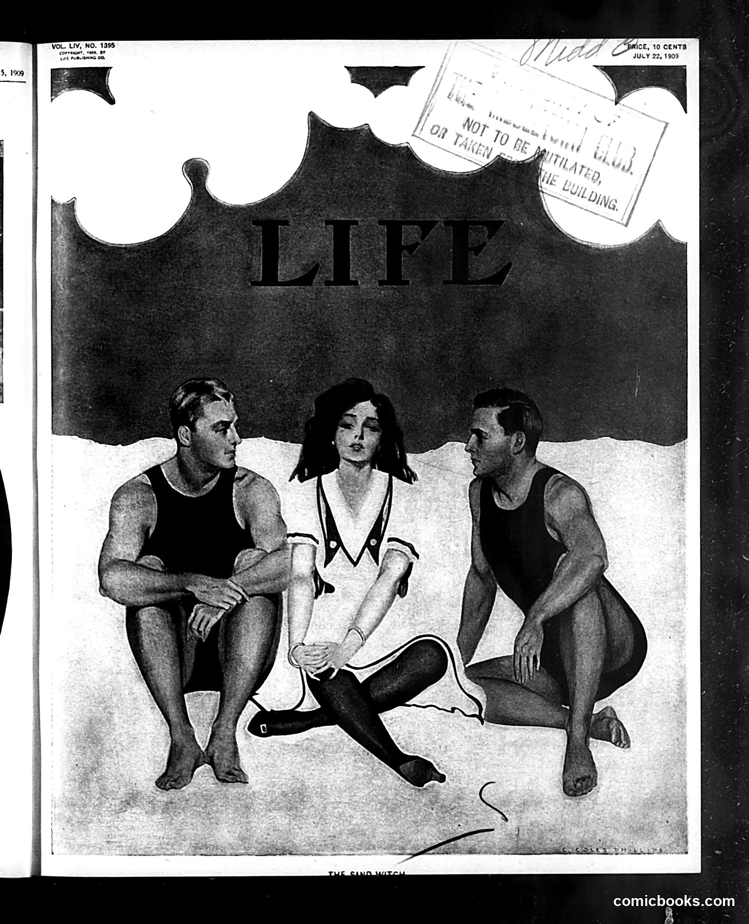 Life — July 22, 1909 — page 1: Life, 1909-07-22