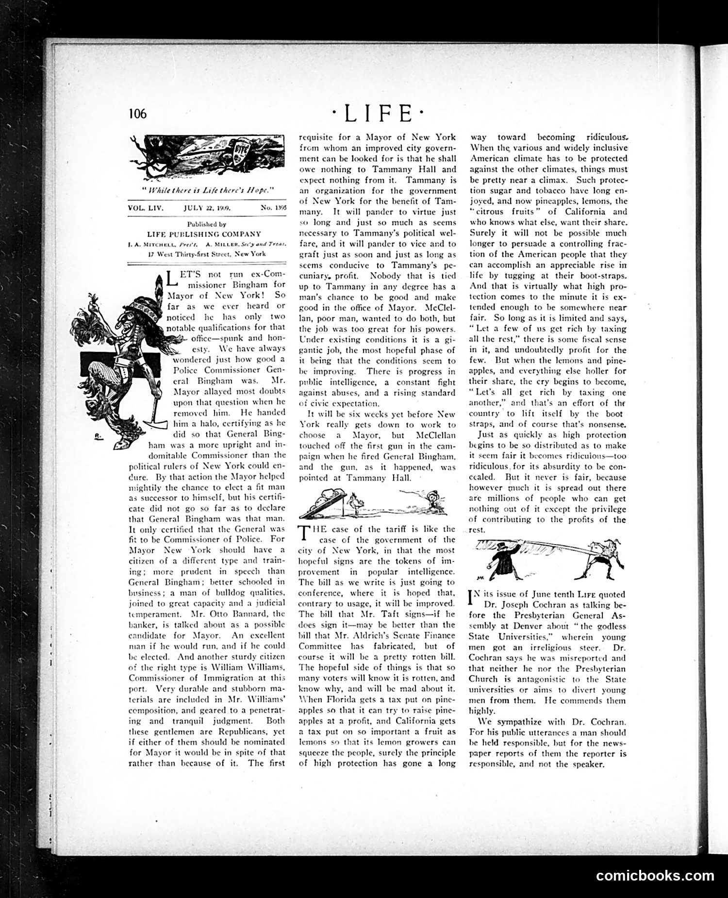 Life — July 22, 1909 — page 6: Life, 1909-07-22