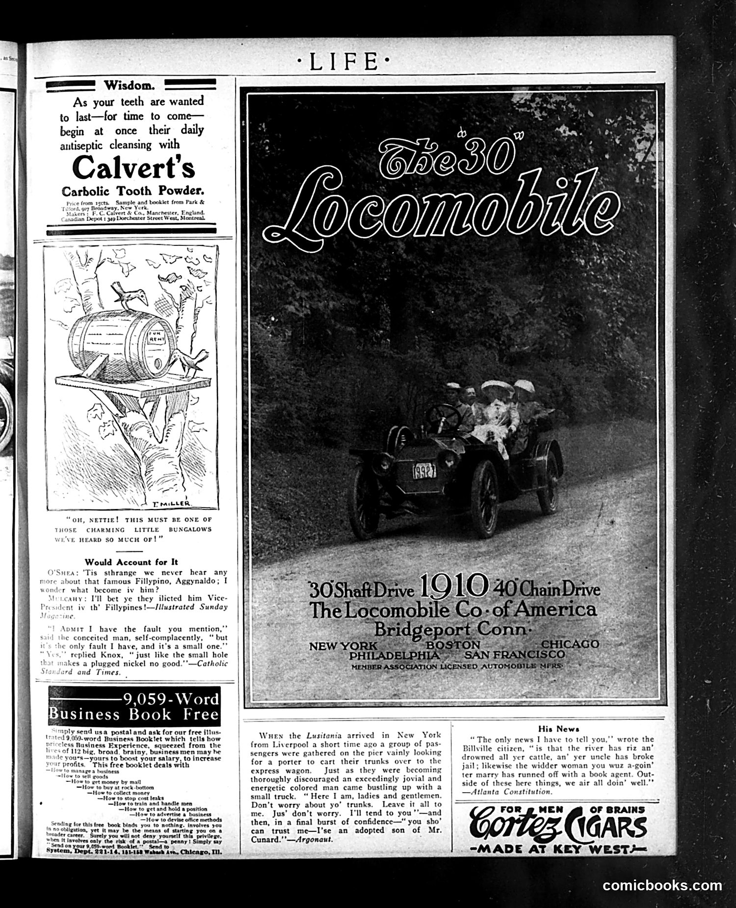 Life — August 19, 1909 — page 3: Life, 1909-08-19